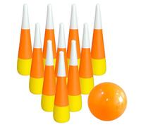 Giant Bowling Set - Inflatable Yard Game, Interactive Play Activity | Educational Motor Skills Toy for Children, Fun Outdoor Party Equipment, Christmas Birthday Celebration Gift, Family Entertainment