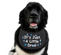 Giant Breed Dog Drool Bib XXL Slobber Bib for Newfie St Bernard (Little D) | Adjustable, Durable, XL XXL Large & Giant Breeds, Big Dog Drool Bib, Newfoundland Slobber Catcher