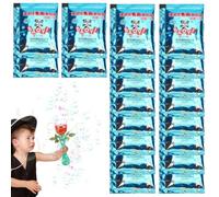 Giant Bubble Solution - Lab-Formulated for Huge, Stretchy Bubbles, Safe Non-, No-Stain, Includes Large Bubble Wand - Bubblee Lawnmowers Perfect For Refills On Any Bubbles Machines And Toys