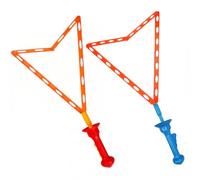 giant bubble wand, 2PCS Bubble Sticks, 18.11 inch Sword-shaped Plastic Wands For Kids with Dual Big & Small Bubbles Output, Random Color