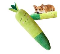 Giant Carrot Dog Toy - 14x14x75cm Giant Squeaky Cute Bite Resistant, Easy GripInteractive Stuffed Chew Toys | For Small Medium Large Breeds Teeth Cleaning Biting Entertainment Training