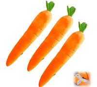 Giant Carrot Dog Toy, Calming Carrot Dog Toy, Dog Chew Toys Interactive Dog Toys Dog Toys, The Mellow Dog Calming Carrot for Puppies and Small Medium Dogs (3 PCS)