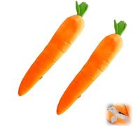 Giant Carrot Dog Toy, Calming Carrot Dog Toy, Dog Chew Toys Interactive Dog Toys Dog Toys, The Mellow Dog Calming Carrot for Puppies and Small Medium Dogs (2 PCS)