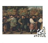 Giant Carrying Large Grapes Jigsaw Puzzles Medieval Style Challenge Toy Educational Games Home Decoration for Adults& Teenager Age 14 Years Up 1000pcs (75x50cm)