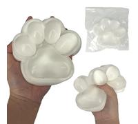 Giant Cat Paw Squishy, 1 Piece Big Cat Paw Squishy Toy, Cute Squeeze Animals Fidget Toy, Kawaii Stress Squeeze Paw, for Adults Birthday Party Gifts (Transparent XL)
