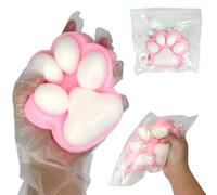 Giant Cat Paw Squishy, 1 Piece Big Cat Paw Squishy Toy, Cute Squeeze Animals Fidget Toy, Kawaii Stress Squeeze Paw, for Children and Adults Birthday Party Gifts (Pink XL)