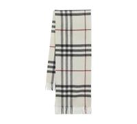 Giant Check Scarf - unisex - Burberry - Winter Scarves - White - ONE SIZE - Accessories ONE SIZE