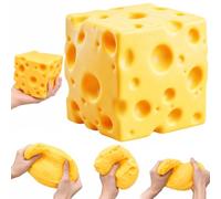 Giant Cheese Squishy, 11.5CM Jumbo Squishy Cheese Cube Block