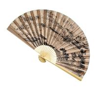 Giant Chinese Folding Fan 90x160cm Canvas Wood Wall Decor Wedding Backdrop