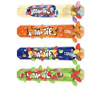 Giant Chocolate Tube Variety Pack - Milk, White, Orange & Elf Treats (4 x 120g) - Colourful Chocolate Candy Sharing Set