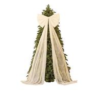 Giant Christmas Tree Bow,20 x 71 Inch Outdoor Extra Large Velvet Room Decor | Christmas Holiday Wall Backdrop,for Door Wedding Engagement Birthday Room Fireplace
