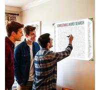 Giant Christmas Word Search Poster, Jumbo Thanksgiving Word Search Poster, Poster-Size, Giant Christmas Activity for Families Game (H)