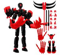 Giant Claw T13 Action Figure, Multi-jointed Movable Dummy 13 with Weapons