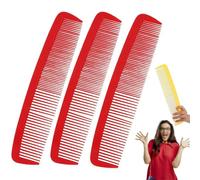Giant Comb Funny Giant Wide Comb Halloween Jumbo Comb Prank Costume Combs for Women and Men Huge Comb Joke (3Pcs-B,37 * 7CM)