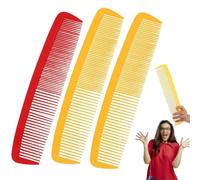Giant Comb Funny Giant Wide Comb Halloween Jumbo Comb Prank Costume Combs for Women and Men Huge Comb Joke (3Pcs-A,37 * 7CM)