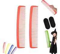 giant comb, giant comb, halloween giant comb prop, funny giant comb prank, giant comb joke, oversized giant man wide tooth comb, jumbo clown comb, assorted colors (2 pcs)