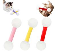 Giant Cotton Swab Cat Toy,Interactive Cats Kicker Toys for Teeth Cleaning,Self-Entertainment and Teething Stick,Calm Pet Anxiety and Stress,Catnip Chew Toys for Indoor Cats,Gifts for Cat Lovers