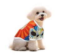 Giant Daisy Flower Dog T-Shirt Clothes Apparel Puppy Vest Pet and Elastic Tank Top Clothing, Dogs Cats Pullovers Cute Breathable Soft Medium