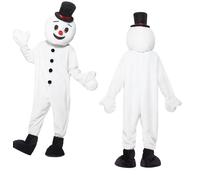 Giant Deluxe Christmas Mascot Charity Xmas Event Snowman Fancy Dress Costume