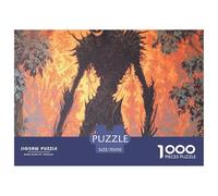 Giant DemonColossal Jigsaw Puzzles for Adults Behemoth A Vast Collection of 1000 Advanced, Seemingly Impossible Challenging Puzzle Game Pieces - A Majestic Gift for Determined Adult And Young Adult En