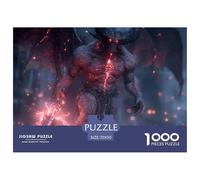 Giant DemonFormidable 1000-Piece Jigsaw Puzzles for Adults Behemoth An Odyssey of Impossible, Hard, And Difficult Challenging Puzzle Educational Games - The Ultimate Gift for Dedicated Adult And Teen