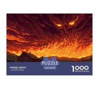Giant DemonGigantic 1000-Piece Jigsaw Puzzles for Adults Behemoth An Arsenal of 1000 Ruthlessly Difficult Challenging Puzzle Game Pieces - Engineered to Be A Trophy Gift Jigsaw Puzzles for Adults And