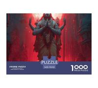 Giant DemonJigsaw Puzzles for Adults Behemoth A 1000-Piece (Advanced) Assortment of Challenging Educational Games - An Enriching And Thought-Provoking Gift for Adults And Kids Age 12 Years And Up 70x5