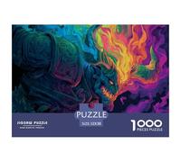 Giant DemonJigsaw Puzzles for Adults Behemoth Featuring 1000 Advanced And Challenging Educational Games - These Serve As The Quintessential Gift Jigsaw Puzzles for Adults And Kids Age 12 Years Up 52x3