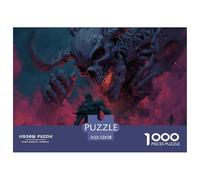 Giant DemonMonumental Jigsaw Puzzles for Adults Behemoth Featuring 1000 Advanced, Notoriously Difficult Challenging Puzzle Educational Game Pieces - Designed As The Most Memorable Gift Jigsaw Puzzles