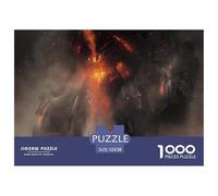 Giant DemonMonumental Jigsaw Puzzles for Adults Behemoth Featuring 1000 Advanced, Notoriously Difficult Challenging Puzzle Educational Game Pieces - Designed As The Most Memorable Gift Jigsaw Puzzles