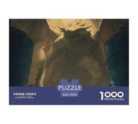 Giant DemonTitanic Jigsaw Puzzles for Adults Behemoth Tackle The 1000-Piece (Advanced) Gauntlet of Impossible, Hard, And Difficult Challenging Puzzle Games - The Defining Gift Jigsaw Puzzles for Serio
