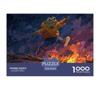 Giant DemonUltimate Challenge Jigsaw Puzzles for Adults Behemoth Conquer The 1000-Piece (Advanced) Impossible, Hard, And Difficult Challenging Puzzle Educational Games - This Is The Pinnacle Gift Jigs