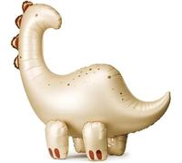 Giant Dinosaur Foil Balloon, Brontosaurus Design, 91 x 85 cm, Gold