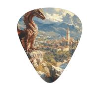 giant dragon 12 Pack Guitar Picks Plectrums,4 pieces in each of 3 sizes, Suitable for a wide range of stringed instruments