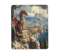 Giant Dragon Gaming Mouse Pad, Full-Print Design with 3mm Rubber Base, Ergonomic and Durable for Office, Gaming, and Study