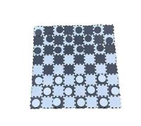 Giant Draughts & Chess 2-In-1 Game In Colour Box "M.Y"