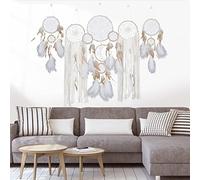 Giant Dream Catcher Set, Moon and Stars Hanging Over The Bed, 5-Piece Set for Room Decoration