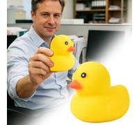 Giant Duck Squishy, Rubber Yellow Ducks, Jumbo Cute Large Duck Squeeze Decor, Bath/Pool/Water Float Toy, Soft Slow Rising Squishy Piece (Yellow, One Size)