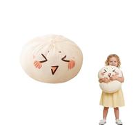 Giant Dumpling Plush Pillow with Cute Features, 8/12/16 Inch Jumbo Stuffed Bun For 2026 Gifts,Soft Plush Year Plus Large New