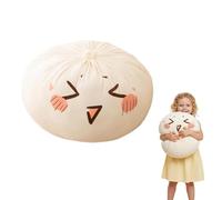 Giant Dumpling Plush Pillow with Cute Features, 8/12/16 Inch Jumbo Stuffed Bun Gifts,Soft Large New For 2026 Year Plus Plush
