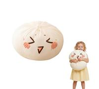 Giant Dumpling Plush Pillow with Cute Features, 8/12/16 Inch Jumbo Stuffed Bun Year For 2026 Gifts,Soft Large Plus Plush New