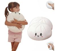 Giant Dumpling Squish-y,10 inch Large Jumbo Dumpling Stress Ball,Soft Squeeze Decompression Dough,Anxiety Relief Squeeze Toy for Adults Decompression and Sensory Play