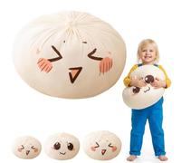 Giant Dumpling Squish-y, 8/12/16in Jumbo Dumpling Squish-y Toy, Soft Squeezing Decompression Dough, Large Stress Relief Sensory Ball for Adults & Kids,Anxiety Relief Fidget Toy (40cm annoy)