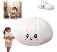 Giant Dumpling Squish-y,Jumbo Dumpling Squish-y Toy,Soft Squeeze Decompression Dough,Large Stress Relief Sensory Ball for Adults & Kids,Anxiety Relief Fidget Toy for Valentine's Day,Mother's Day