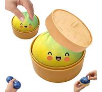 Giant Dumpling Squishies,Mystery Glitter Dumpling Squishies Box,Colorful DumplingStress Fidget,SquishiesDumplings Toy Giant Mystery,Soft Squeeze Decompression Dough for Anxiety Relief Fidget