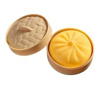 Giant Dumpling Squishy,2026 New Jumbo Dumpling Squishy,Dum-pling Squ-ishy Large,Me-ga Rainbow Dumplings, For Boys Girls Students Adults Classroom Home Dorm Commuting School(Yellow)