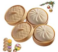 Giant Dumpling Squishy,2026 New Jumbo Dumpling Squishy,Dumpling Squishy Large,Giant Glitter Dumpling,Big Dumpling Squishy,Mega Rainbow Dumplings,Soft Squeeze Decompression Dough (white*2)