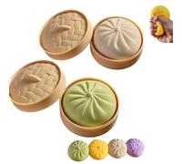 Giant Dumpling Squishy, 2026 New Jumbo Dumpling Squishy Toy, Soft Squeeze Decompression Dough, Large Stress Relief Sensory Ball for Adults & Kids (Small-B)