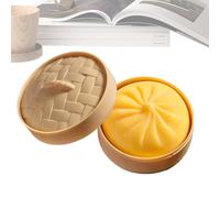 Giant Dumpling Squishy, Giant Glitter Dumpling,large Steamed Bun Squashable Toy,realistic Steamed Bun Toy,stress-relieving Squashable Buns, Sensory Ball For Adults And Children