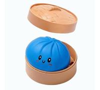 Giant Dumpling Squishy, Jumbo Dumpling Stress Ball, Anxiety Relief Fidget Toy, Soft Squeeze Decompression Dough, Sensory Toys with Autism